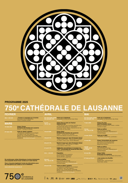 Programme du 750e anniversaire de la cathédrale 
