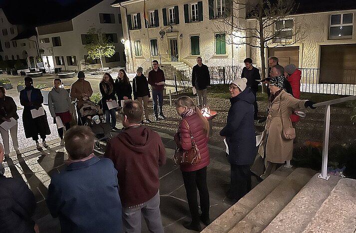 célébration aube Pâques Ecublens