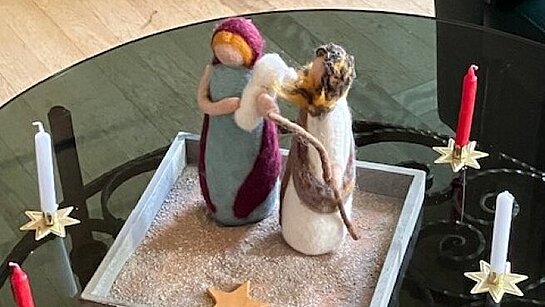 Marie, Joseph, l'Enfant - salle de paroisse du Motty