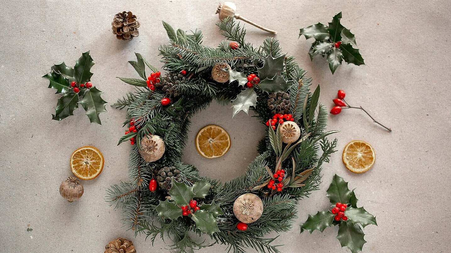 couronne de l'Avent traditionnel