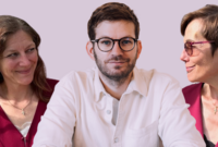 Thomas Wiesel au culte à Gland avec Chantal et Christel