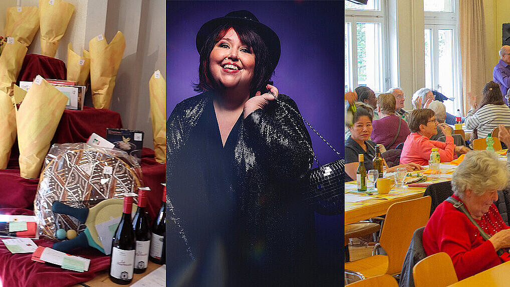 tombola, chanteuse Bennedicte, repas