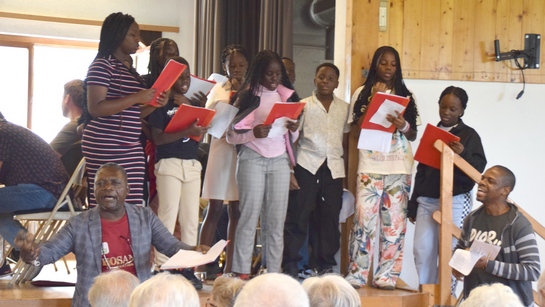 Les invités ont chantés au rythme de l'Afrique !