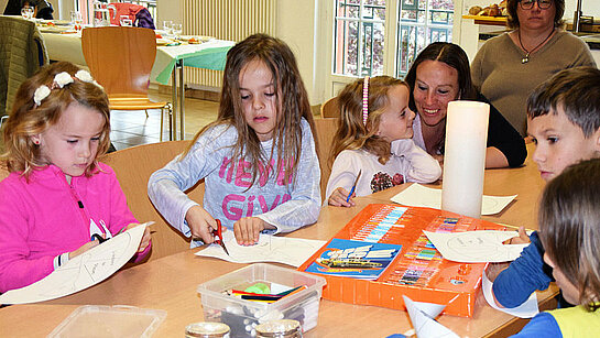 Les enfants en plein travail !