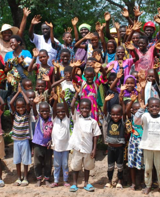 Photo de groupe : personnes du projet au Togo