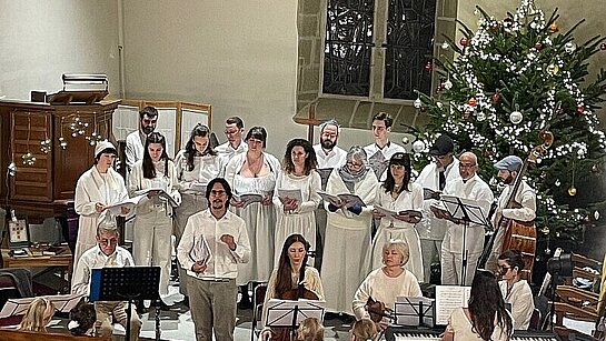 Natividad par Lumen Canor au temple du Motty
