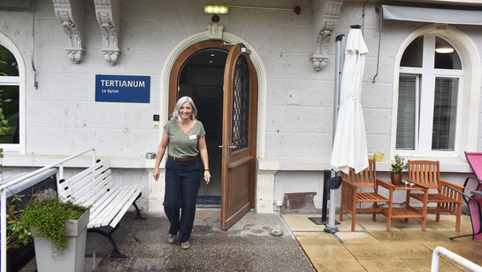 Céline Chabloz- Animatrice d'Église - aumônière en EMS Haut Léman et Chablais Vaudois ©EERV