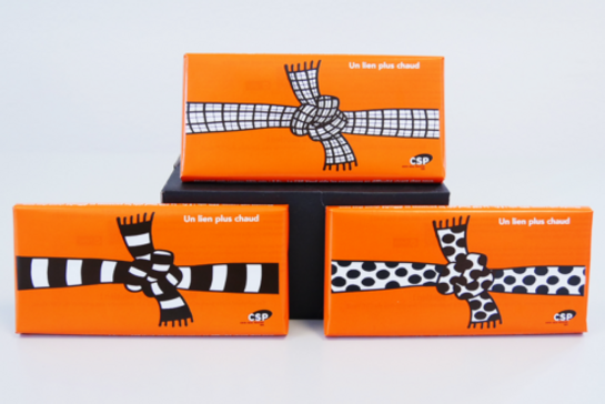 Plaques de chocolat du CSP
