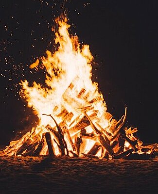 Feu en plein air