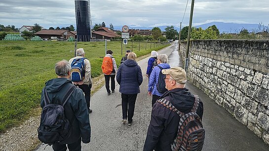 Première marche sur le sentier des Huguenots