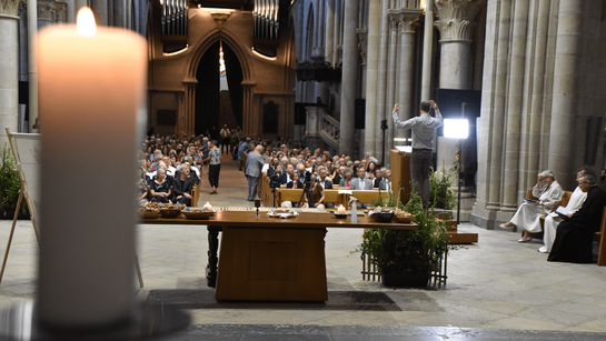 Vue de l'assemblée - Culte synodal de consécration et d'agrégation 2023 - ®EERV - Gérard Jaton 