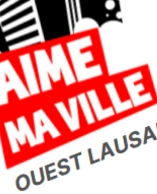 Logo de l’association « J’aime ma ville – Ouest lausannois »