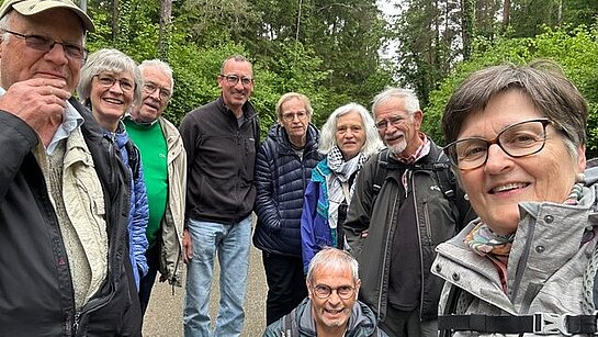 Première marche sur le sentier des Huguenots