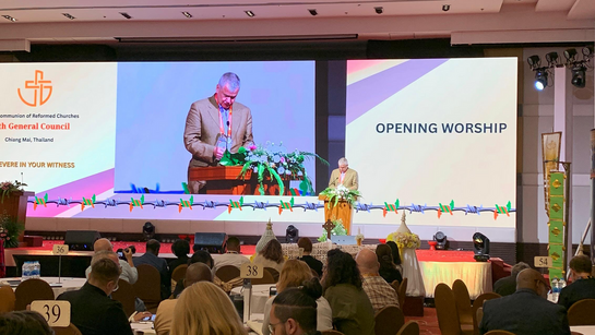 Ateliers, groupes de caucus, échanges et rencontres...la délégation de l'EERS au travail - ©DR