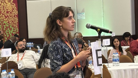 Ateliers, groupes de caucus, échanges et rencontres...la délégation de l'EERS au travail - ©DR