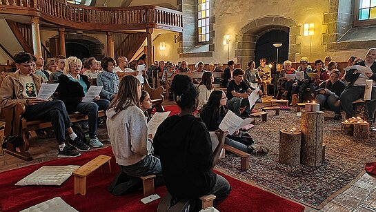 Prière avec chants de Taizé 