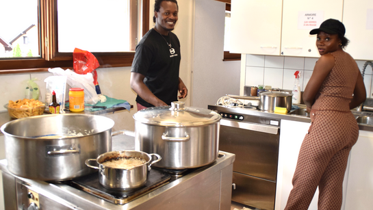 Les congolais ont aussi offert de cuisiner quelques plats typiques de leur pays
