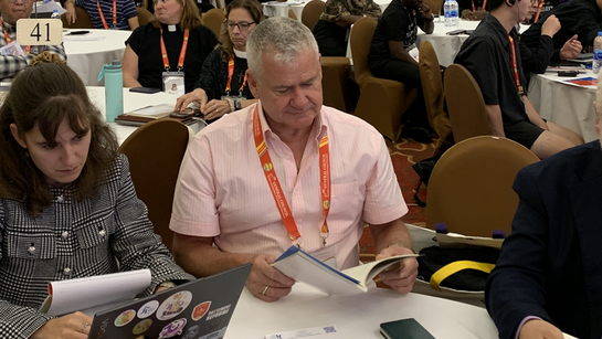 Ateliers, groupes de caucus, échanges et rencontres...la délégation de l'EERS au travail - ©DR