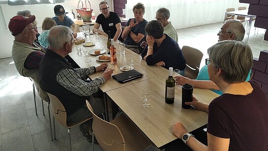 Petit apéro sympa après les a-fonds du centre paroissial, avril 2026 