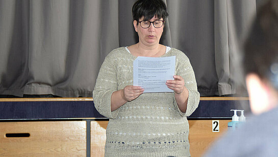 Corinne, diacre stagiaire