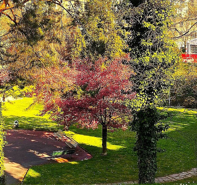 Parc sis près de la rue de la Vigie à Lausanne