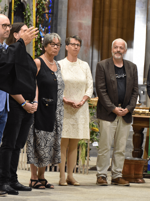 Accueil des animatrices et animateurs d'Eglise - Culte synodal de consécration et d'agrégation 2023 - ®EERV - Gérard Jaton 