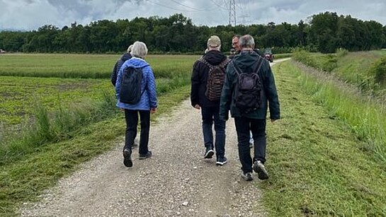 Première marche sur le sentier des Huguenots