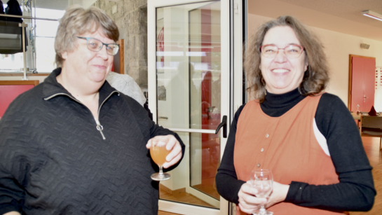 Hélène Denebourg, diacre et Claire Calame, conteuse diacre, Hélène Denebourg, conteuse, Claire Calame