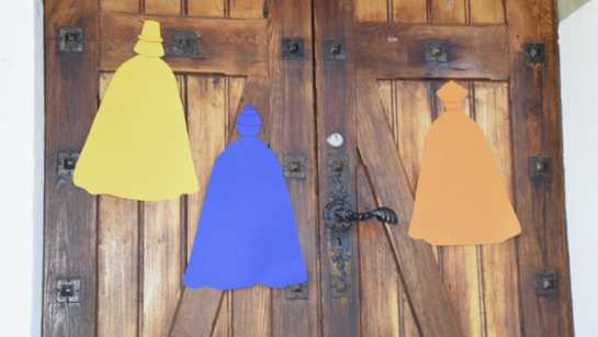 porte église avec les rois mages