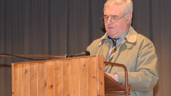 Monsieur Cassela, président du Conseil de la paroisse catholique de Roche