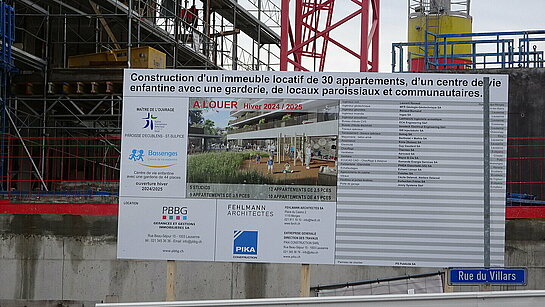 Projet paroisse Bassenges Ecublens
