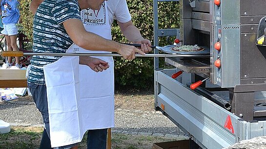 Marché de Vufflens, les excellentes pizzas