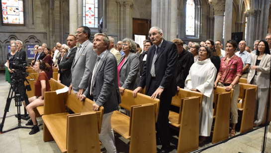 Vue du Conseil synodal et de l'assemblée - Culte synodal de consécration et d'agrégation 2023 - ®EERV - Gérard Jaton 