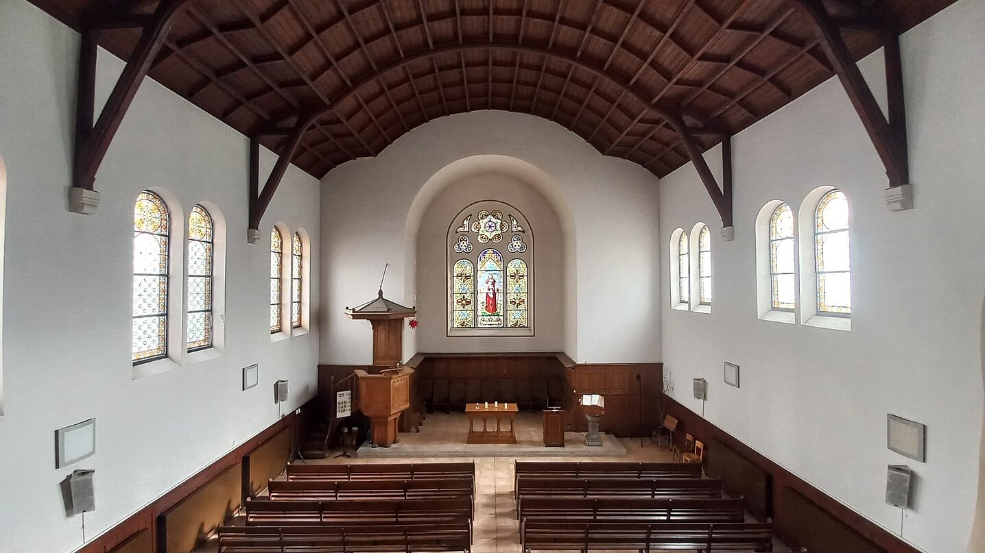Innenraum Kirche Villamont