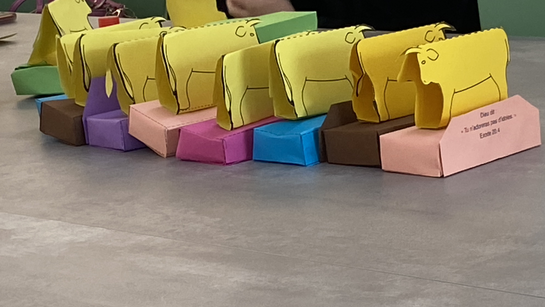 tous les petits veau d'or sont finis ! Bravo les enfants ! tous les petits veau d'or sont finis ! Bravo les enfants !