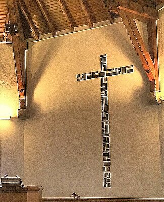 Intérieur du temple de Chavannes-Epenex