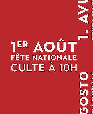 Culte du 1er août 2026