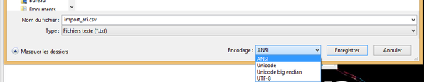 Bloc-notes de Windows : modifier l'encodage au moment d'enregistrer sous