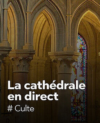 Vue des voûtes de la Cathédrale de Lausanne
