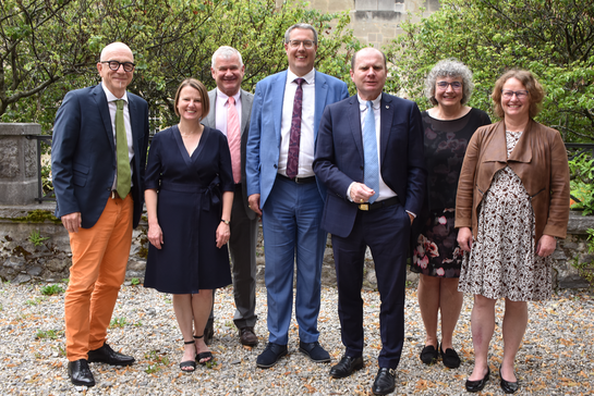 Les 7 membres du Conseil synodal élu (en fonction au 1er septembre) - Synode constitutif du 29 juin 2024 - ©EERV