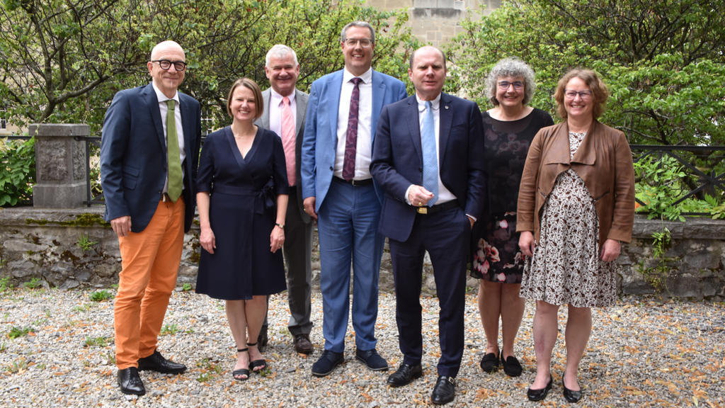 Les 7 membres du Conseil synodal élu (en fonction au 1er septembre) - Synode constitutif du 29 juin 2024 - ©EERV
