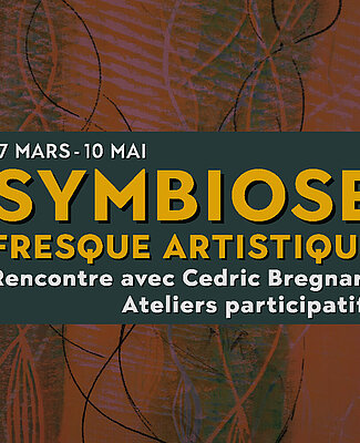Symbiose, la fresque artistique collaborative proposée par l'artiste Cédric Bregnard