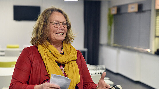 Laurence Cretegny, conseillère synodal de l'EERV, répondante notamment des missions exercées en commun - Temps de remerciements et reconnaissance aux personnes impliqués au travers de l'ESU dans l'accompagnement de la tragédie de Crans-Montana - ©EERV - mars 2026