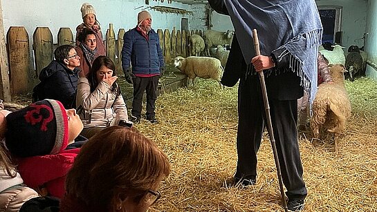 à Beethléem, dans une étable ...