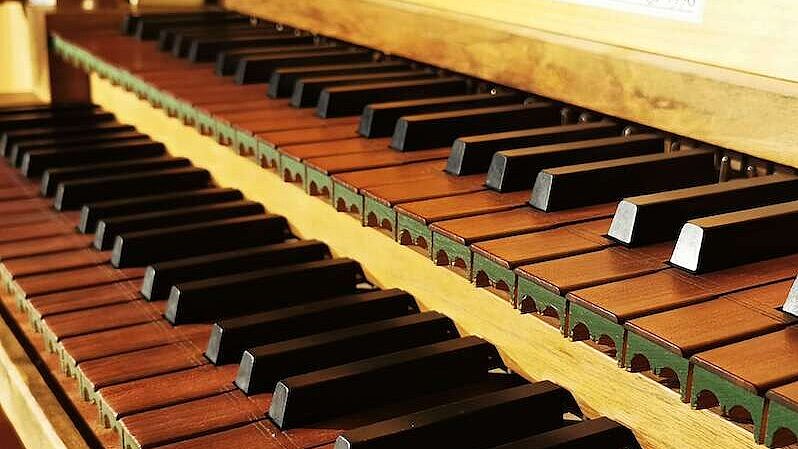 clavier de l'orgue