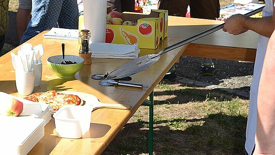 Marché de Vufflens, les excellentes pizzas