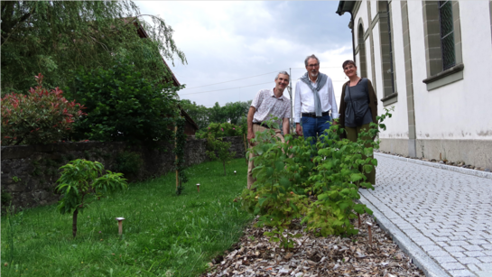 EcoEglise : grâce à leur collaboration avec la Commune, le sentier des petits fruits a vu le jour