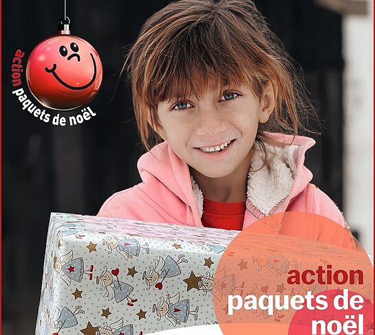 Action paquets de Noël