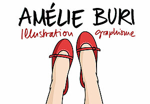 Logo de la graphiste Amélie Buri