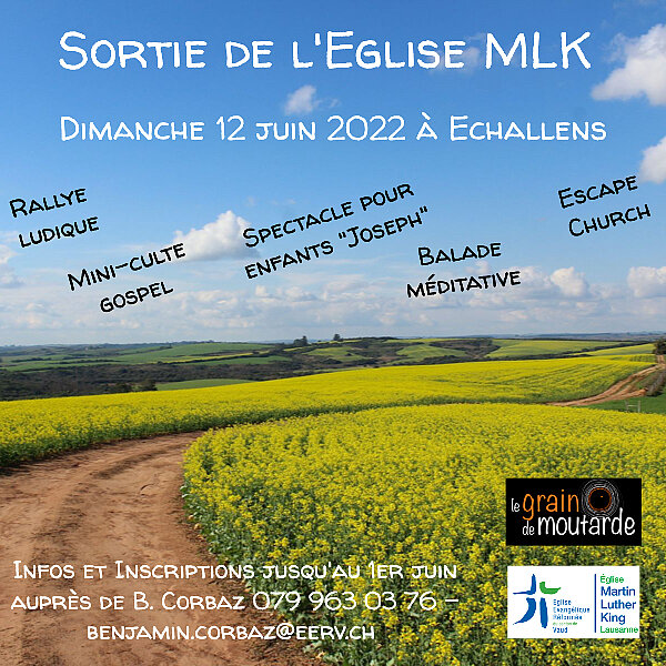 Sortie Eglise MLK Echallens familles